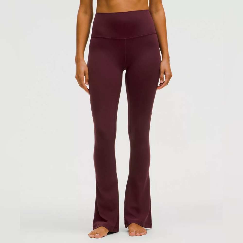 lululemon athletica Burgundy Flare Pants
